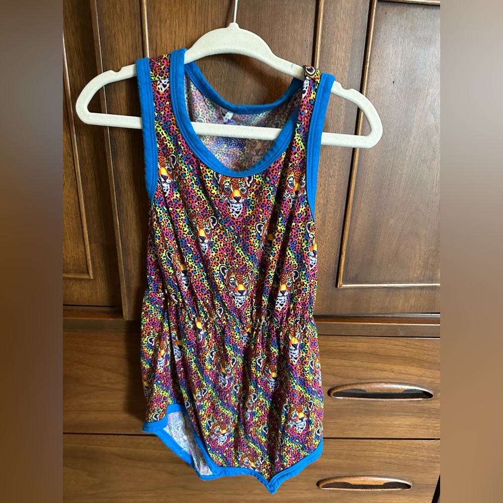 Posh Peanut x Lisa Frank Hunter Varsity Bubble Romper